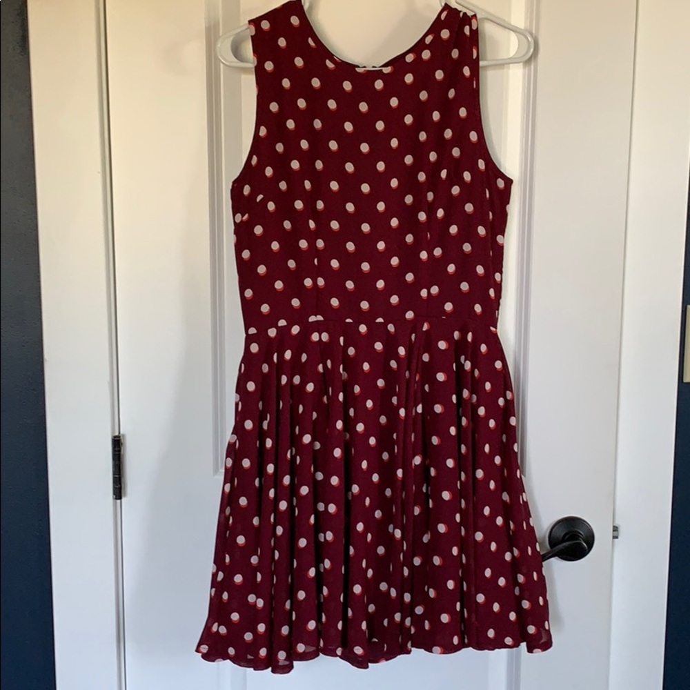 Maison Jules dress. Maroon. Size medium or 4/6.